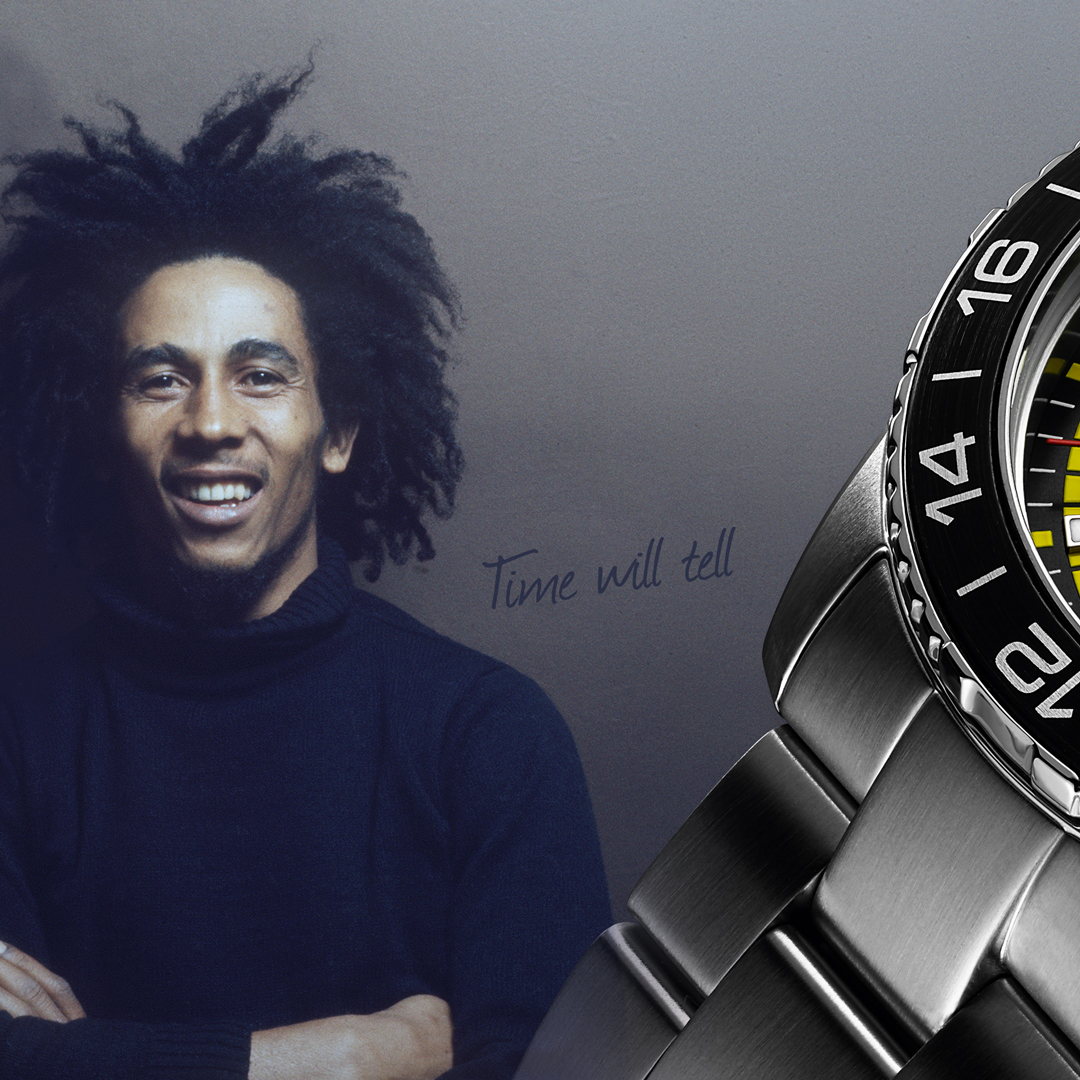 raymondweil's tweet photo. Time Will Tell | @bobmarley limited edition tango timepiece. 
Discover the timepiece: https://t.co/29tvsBSBWj 
#RAYMONDWEIL #RWMusicIcons #Swissmade #RWTango #BobMarley https://t.co/bKlxKRg8k2