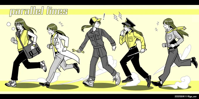 大園さんと与田ちゃんと岩本さんと阪口さんと久保さん。
(23rd c/w「平行線」) 