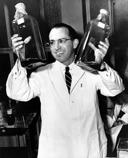 "Salk preferred not to have his career as a scientist affected by too much personal attention, as he had always tried to remain independent and private in his research and life, but this proved to be impossible."Read more:  https://en.wikipedia.org/wiki/Jonas_Salk 