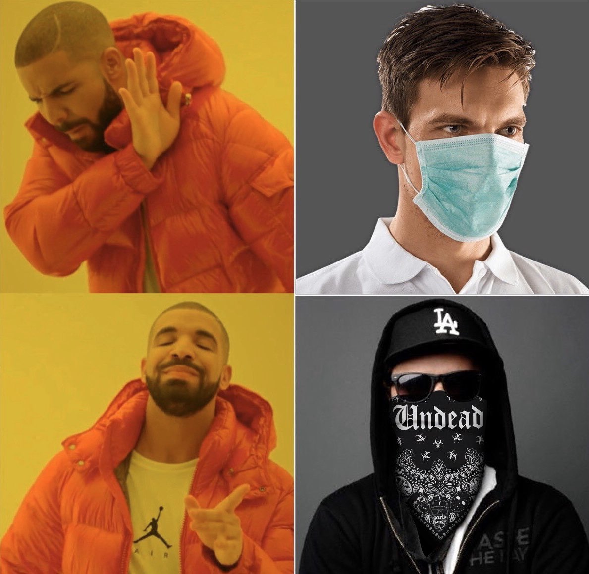 hollywoodundead's tweet image. Wake up
Grab beer
Grab rear
Shave beard
Put on some scene gear #quarantineroutine

New 𝕹𝖎𝖌𝖍𝖙𝖒𝖆𝖗𝖊 bandana available now @ store.hollywoodundead.com