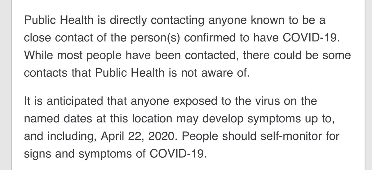 If you went to the Dartmouth (Braemar Drive) Atlantic Superstore on April 2, 3, 4, 5, 6 or 8th, there’s a potential you may have been exposed to COVID-19 and should watch for symptoms.