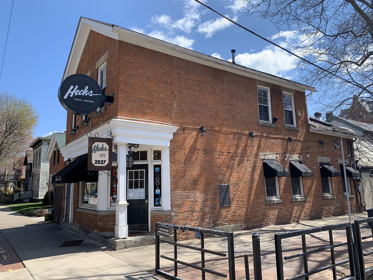 “Heck’s Cafe at 2927 Bridge was at one time a bar and before that a grocery store and confectionary. It was restored and converted to a restaurant in 1974” (9/)