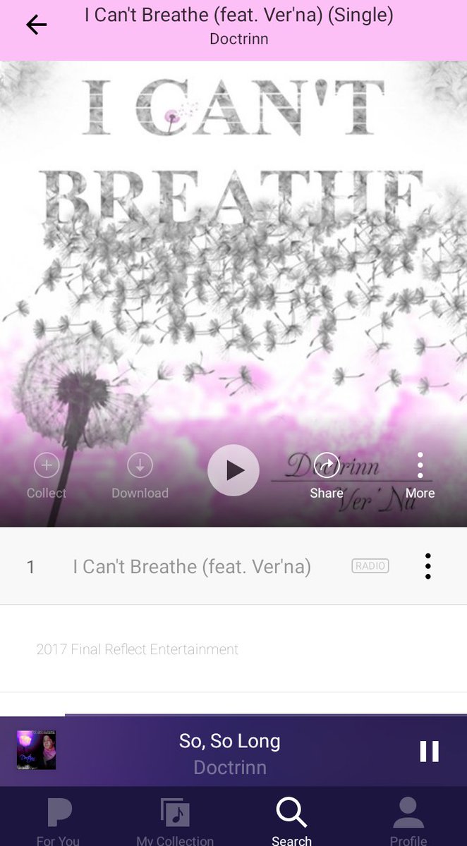DoctrinnVVIP's tweet image. smarturl.it/DoctrinnOnPand…
I Can&apos;t Breathe (feat @VernaMusic23 ) now on @pandoramusic 
So is &apos;So So Long&apos;, and &apos;Abba Don&apos;t Cry&apos;
• • • • • • 
#icb #chh #rapzilla #pandora #icantbreathe #live #lovesong #verna #single