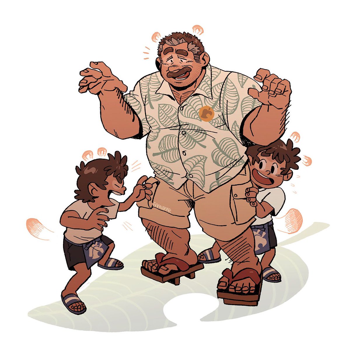 🍃 The Nook Family! 🍃 
#AnimalCrossingNewHorizons