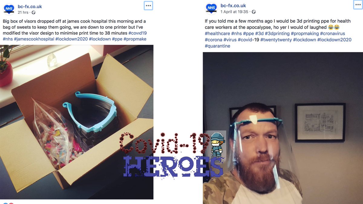 PeakimageRedcar's tweet photo. @BenHouchen Billy and Lisa from https://t.co/vgQG7i2Vcu have turned their skills to making PPE for NHS &amp; Frontline workers free of charge, with help from friends 
@PeakimageRedcar
 who are looking after fundraising and distribution, follow the story at https://t.co/dwko3fPvwa https://t.co/jeLMyznEx4
