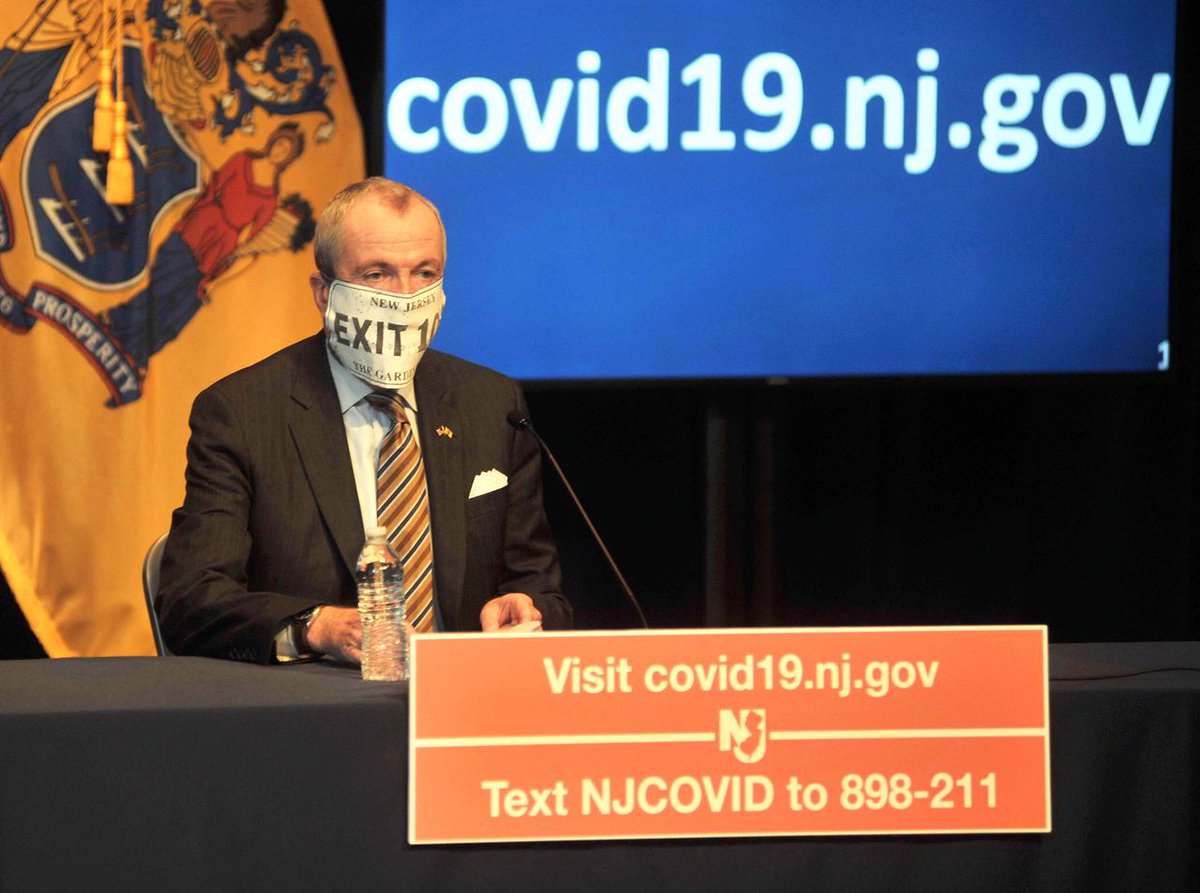 njdotcom's tweet photo. Customers picking up food from N.J. restaurants must wear masks, Murphy says https://t.co/rcdyCPKqDz https://t.co/caT9Mq4539