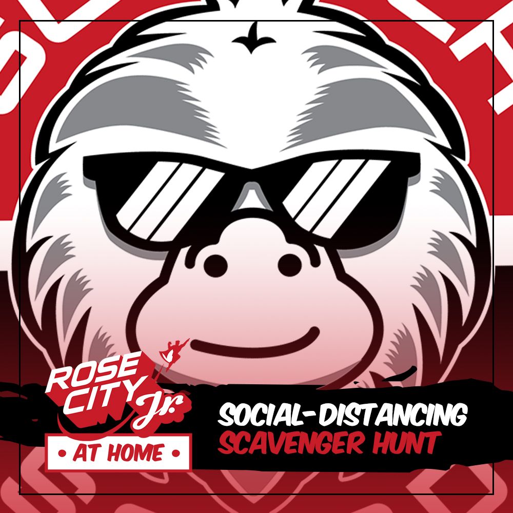 RoseCityCC's tweet photo. If youโre suffering from cabin fever, weโve got an excellent idea for you and your local community. Organize a neighborhood social-distancing scavenger hunt, featuring Dave the Sasquatch! For more details and the printout, visit #RoseCityJrAtHome: https://t.co/BMIR4R1Pdc #RCCC20 https://t.co/zYegD7zfFO