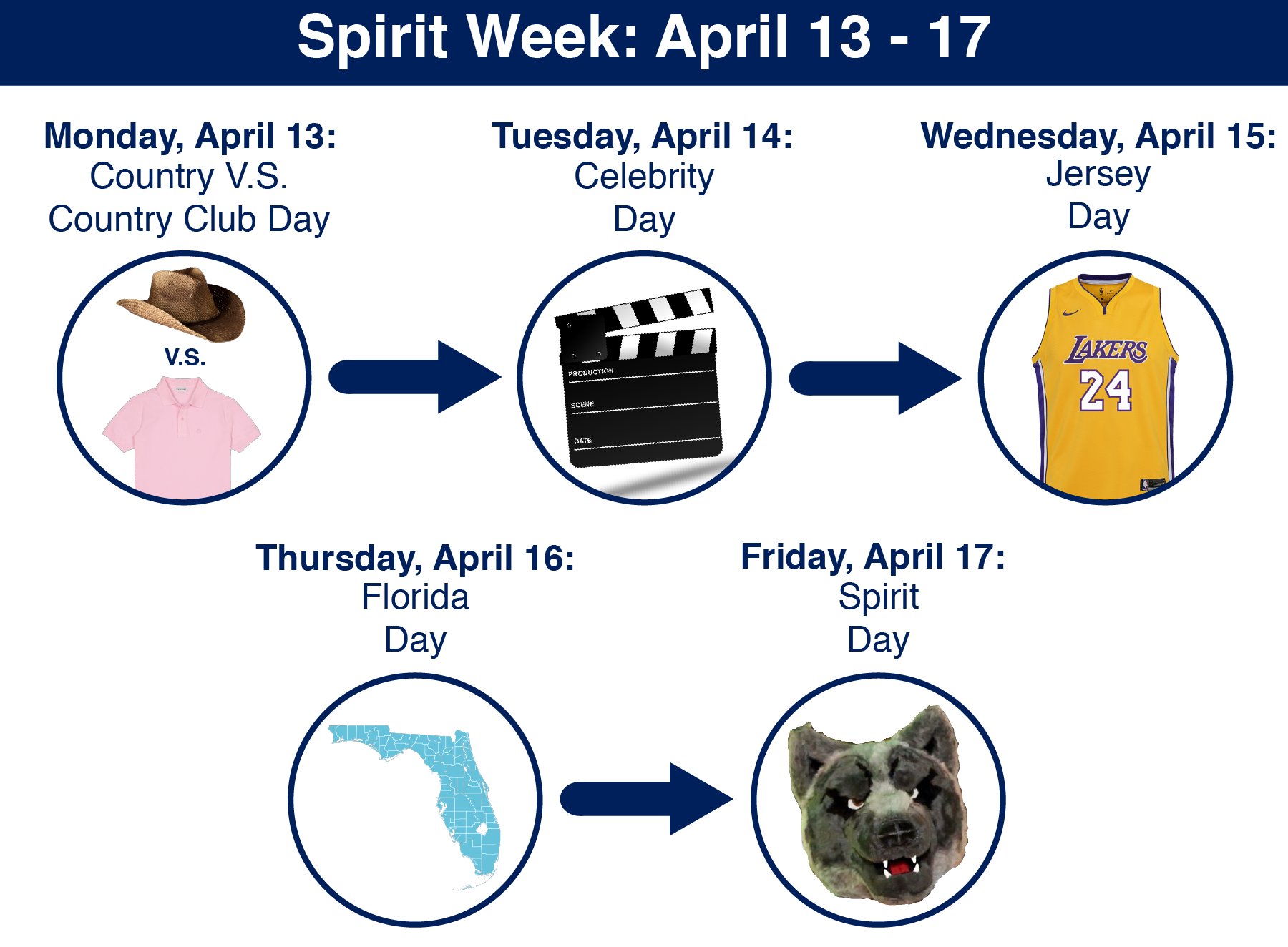 Oxbridge Academy on Twitter: "Get your costumes ready because next week we  will be hosting a virtual spirit week. Be sure to follow our normal dress  code for spirit week and dress