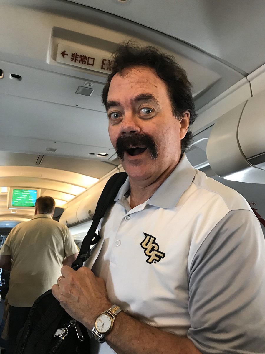ucf_marcdaniels's tweet image. That’s right! As you listen to today’s Saturday Knights Playback ....hear a little of this guy. #Stachetastic
