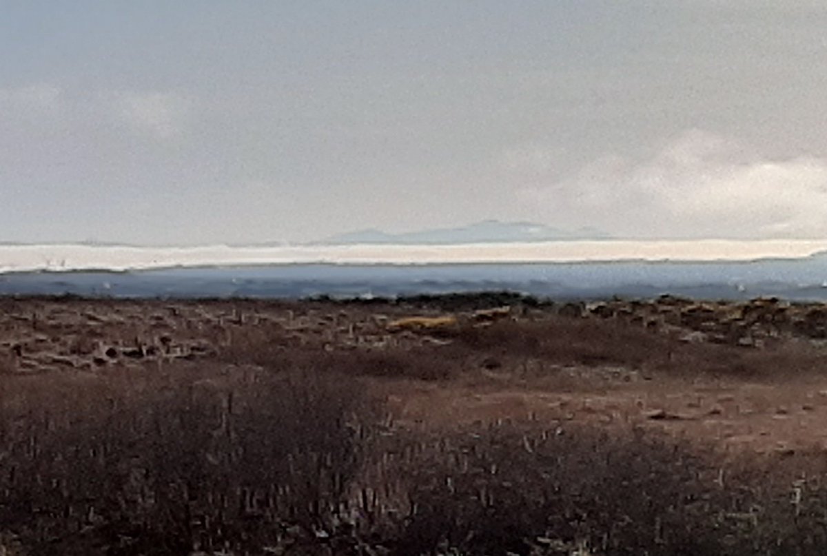 sallyannsbags's tweet photo. In that first photograph, what looks like an island in the white sea is Mt Brandon in Kerry in a sea of fog. Whilst we're in sunshine, the coast seems shrouded in fog. #WildAtlanticWay #westclare #mtbrandon #Kerry #maybealittlesmug #BeautyWithin2KmsOfHome https://t.co/HrjPc7lntg