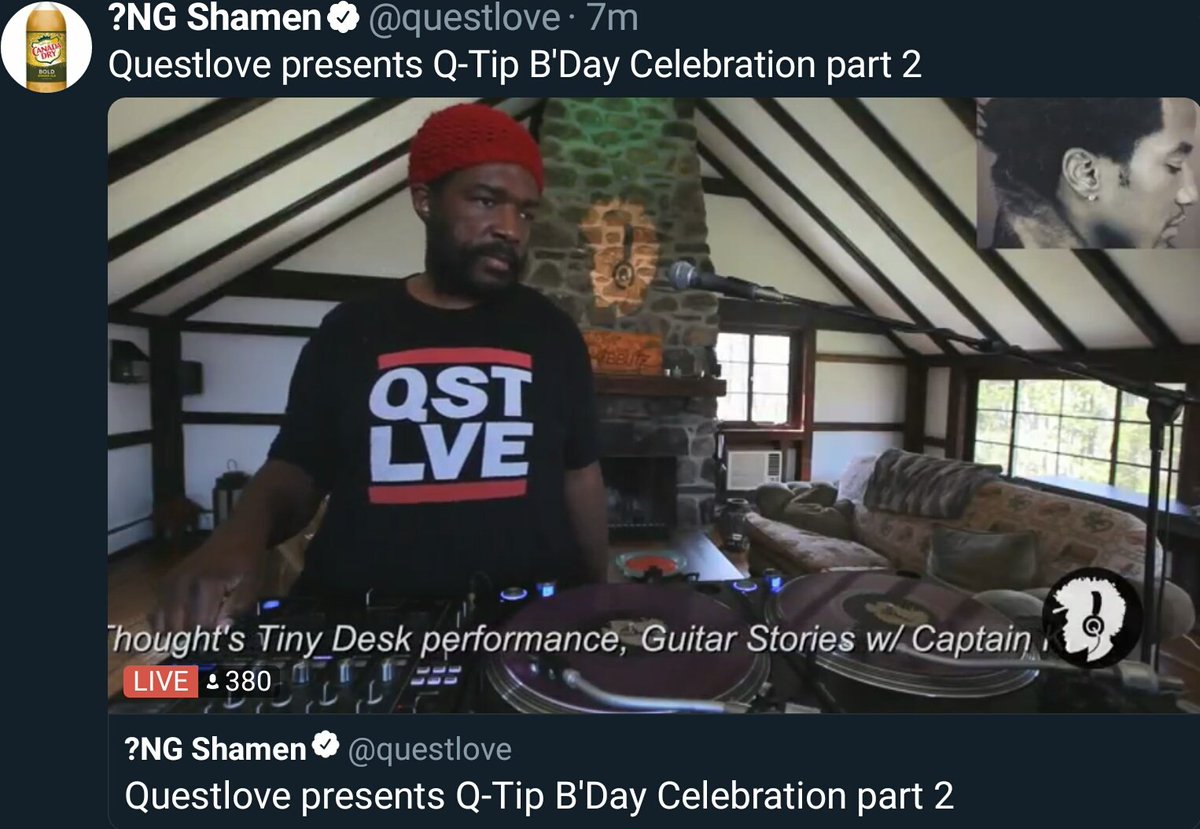 L O đj O questlove presents q tip b day celebration part 2 Qᴜᴇꜱᴛʟᴏᴠᴇ ꜱ ʟᴏᴠᴇ ꜰᴏʀ Q ᴛɪᴘ ᴀɴᴅ ᴛʀɪʙᴇ ɪꜱ ꜱᴏᴍᴇᴛʜɪɴɢ ᴇʟꜱᴇ ᴀ ᴛʀᴜᴇ ꜰᴀɴ