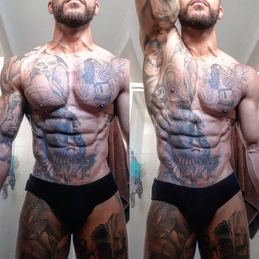 Dalvin Shredz on X: 1 arm away from a full body suit tattoo😂. Stop or  keep going? . . . . #fitness #gym #motivation #workout #fit #tattoo #tats  #train #aesthetix #ink #fitnessmodel #