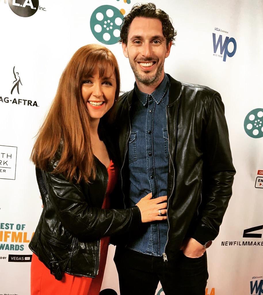 blakeharrison23's tweet photo. My wife &amp; I @NFMLA a while back. We were honoured to be nominated for a few awards but were thrilled to actually come away with one! If you want to see the film we won for (Hooves of Clay) you can to watch the full 15 minutes here https://t.co/Y8A2MsQBP4 https://t.co/YaA99dZJwR