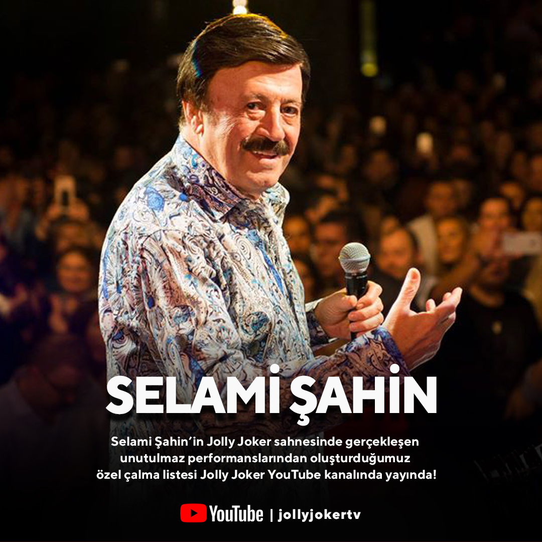Bu hafta sizden gelen yorumlarla belirlediğimiz sanatçılarımızı yayınlayacağımızı söylemiştik. İşte sonuç; Bu akşam yıllardır şarkılarıyla ruhumuza dokunan Selami Şahin bizlerle! 
Link; jly.at/2y2tWWX