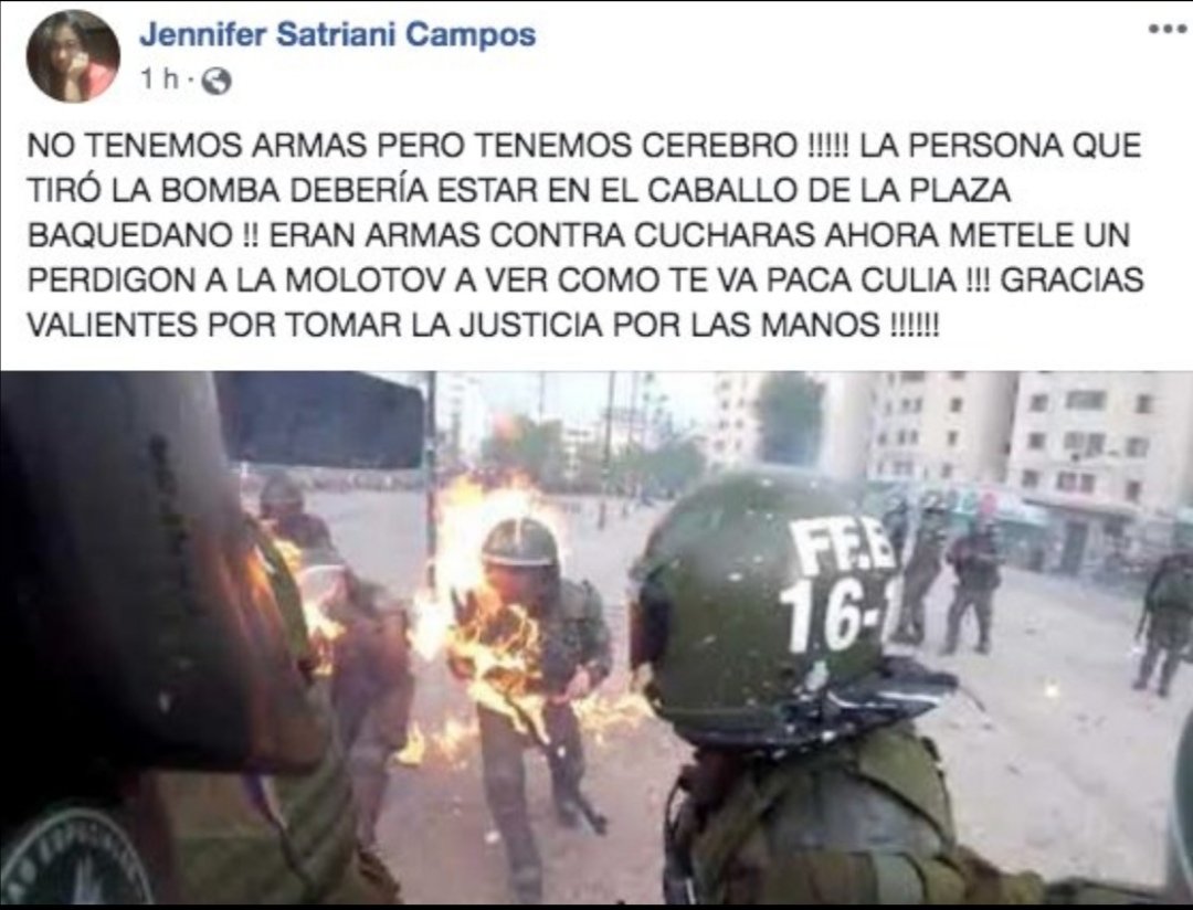 SinHuerta's tweet photo. @PDI_CHILE 
@Carabdechile 
@jmanalich 
@gblumel 

¿Se da usted cuenta, @sebastianpinera que con esta gente no se puede transar?
¿O no se quiere dar cuenta...? https://t.co/XtWE9Mu7gh