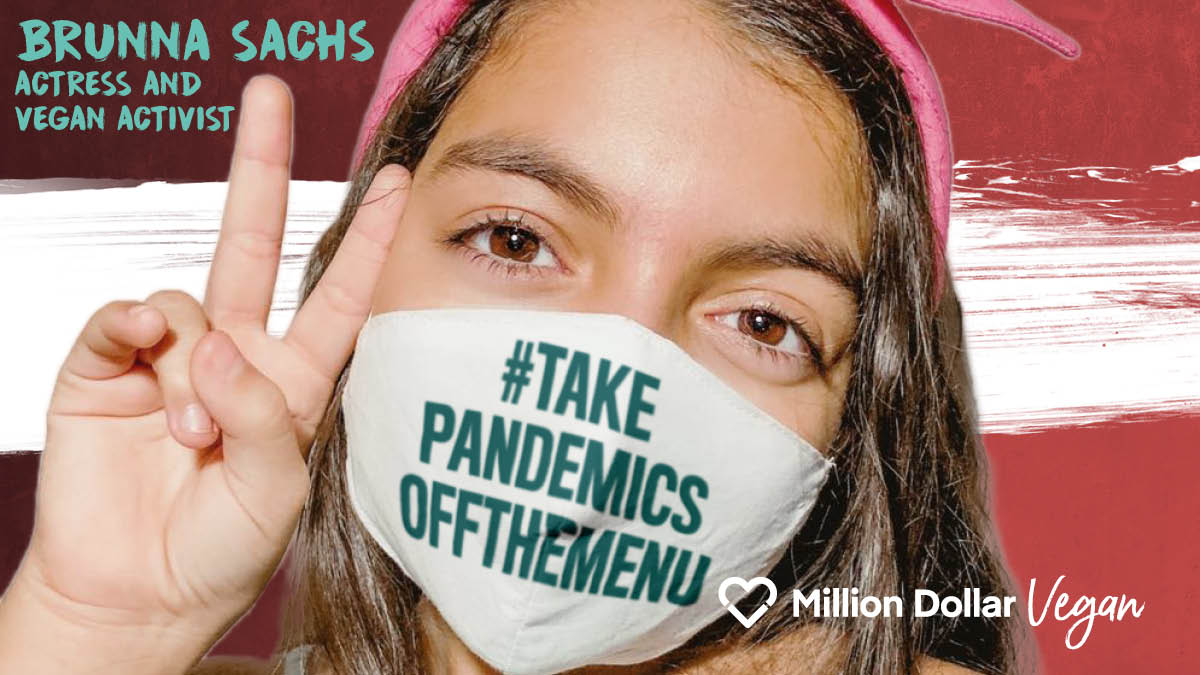 Brunna knows that when we choose to consume animals, we not only harm those animals and endanger ourselves - we also threaten the well-being of our entire species. 

Will you join her and #TakePandemicsOffTheMenu by eliminating animals from your diet? 

#PandemicPrevention