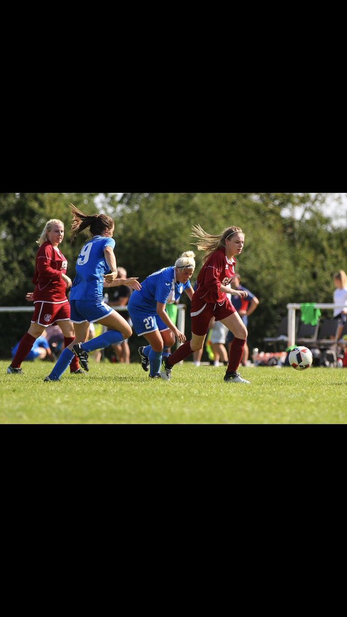 GeorgiaJames_'s tweet photo. Thanks @AimeeGannon2 ... join the challenge of posting a footy pic, once nominated you have 24hr to post picture of yourself as a player or donate £30 to charity. I nominate @gabyfreedmanx @rosie_coe @Miabrisley @shan_hughess_ https://t.co/iMLxQVZJOy
