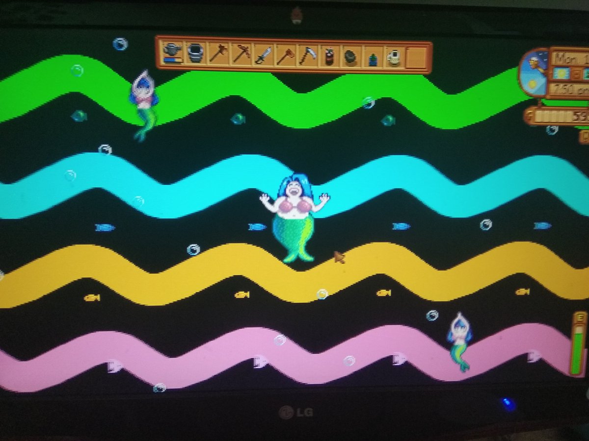 Effi_iffE's tweet photo. Wer bei Stardew Valley hat denn da zu viel LSD genommen? https://t.co/2T0zjpTctH