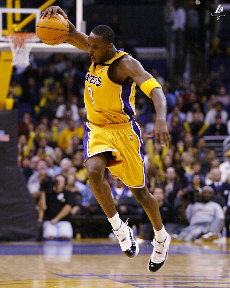 The 02-03 season was unique for Kobe. He was a sneaker free agent and wore any shoe he wanted. The Black Mamba did not disappoint 