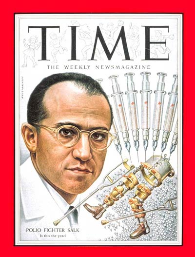 As the world battles  #COVID19, and is desperately waiting for a vaccine...let's look back at a historic milestone on April 12, 1955.It was on this day 65 years ago, when American virologist Dr Jonas Salk, announced his discovery of the first effective  #PolioVaccine. #JonasSalk