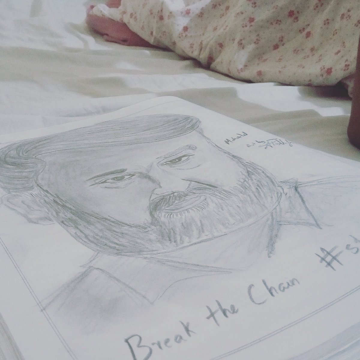 AlexVar40318637's tweet image. @Mohanlal #lockdownwork of my favorite movie actor mohanlal