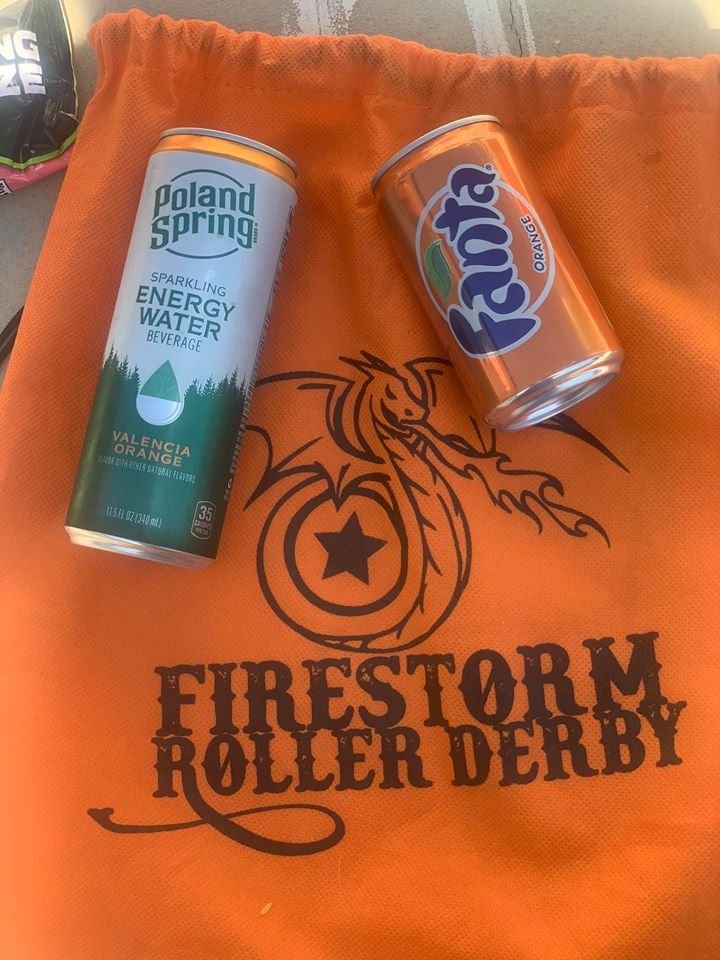 FireStormDerby's tweet photo. Scavenger Hunt Item #7: Orange flavor beverage https://t.co/lrbO2sIssU