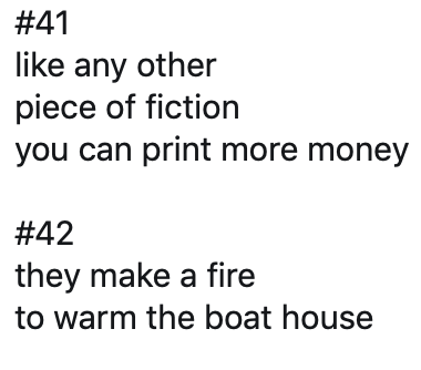 Social media is a great way to stay connected. It can even be used to collectively create poetry! Take a read through 'Twenga' @eprjcts. #twenga is an annual (or in times of need) renga of 100 Verses on Twitter.