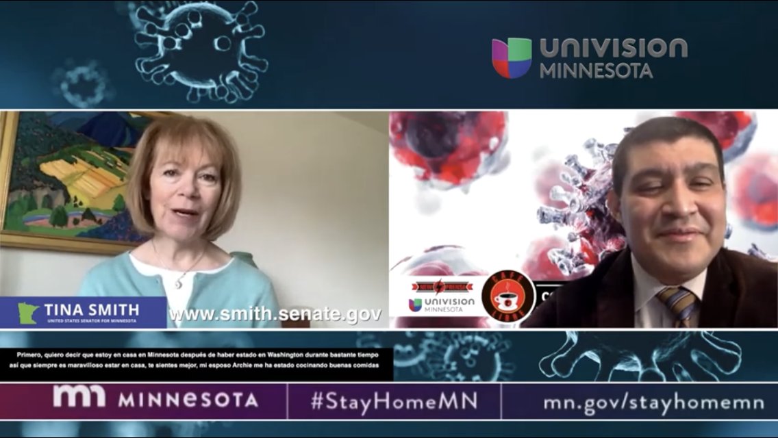 NewPrensa's tweet image. Enlaces Café Libre esta semana sobre COVID-19 en @Univisionmn17 en colaboración con @NewPrensa Links to today’s Café Libre program on COVID-19 on @Univisionmn17  #QuedateEnCasa #QuedateEnCasaMN
youtube.com/watch?v=COr4SZ…
youtube.com/watch?v=czTl7A…
youtube.com/watch?v=c2fVvz…