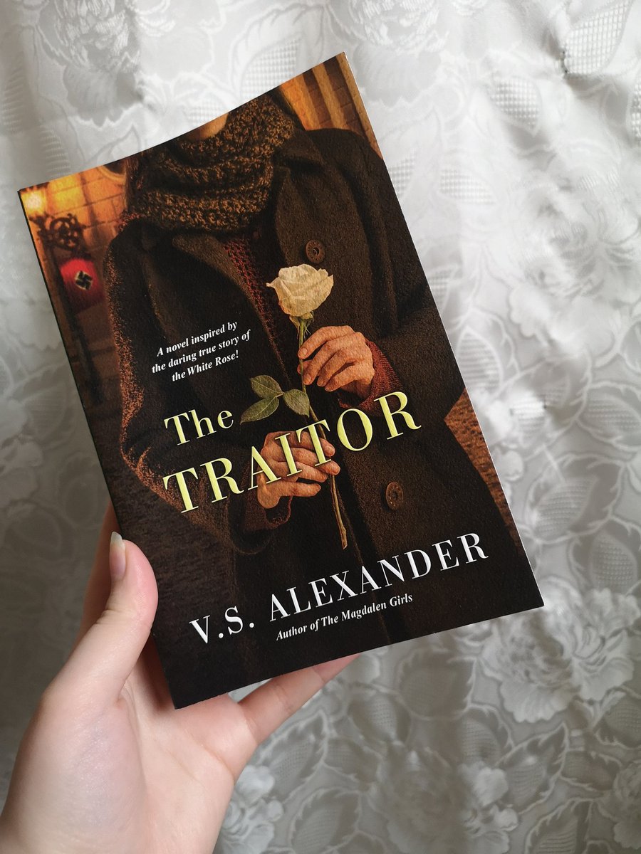 I adored this book! I loved The Taster by this author so I was excited when this came out. I loved learning more about the non-violent resistance and following Natalya through the her part in the resistance and what followed after The Traitor by V.S. Alexander 