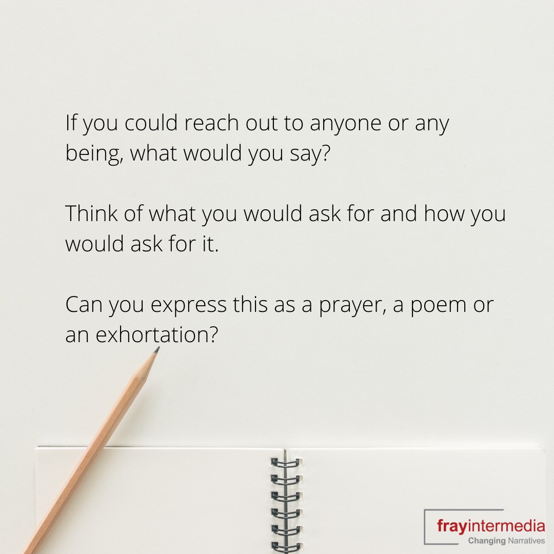 frayintermedia's tweet image. Here's your Day Sixteen #LockdownJournal prompt!