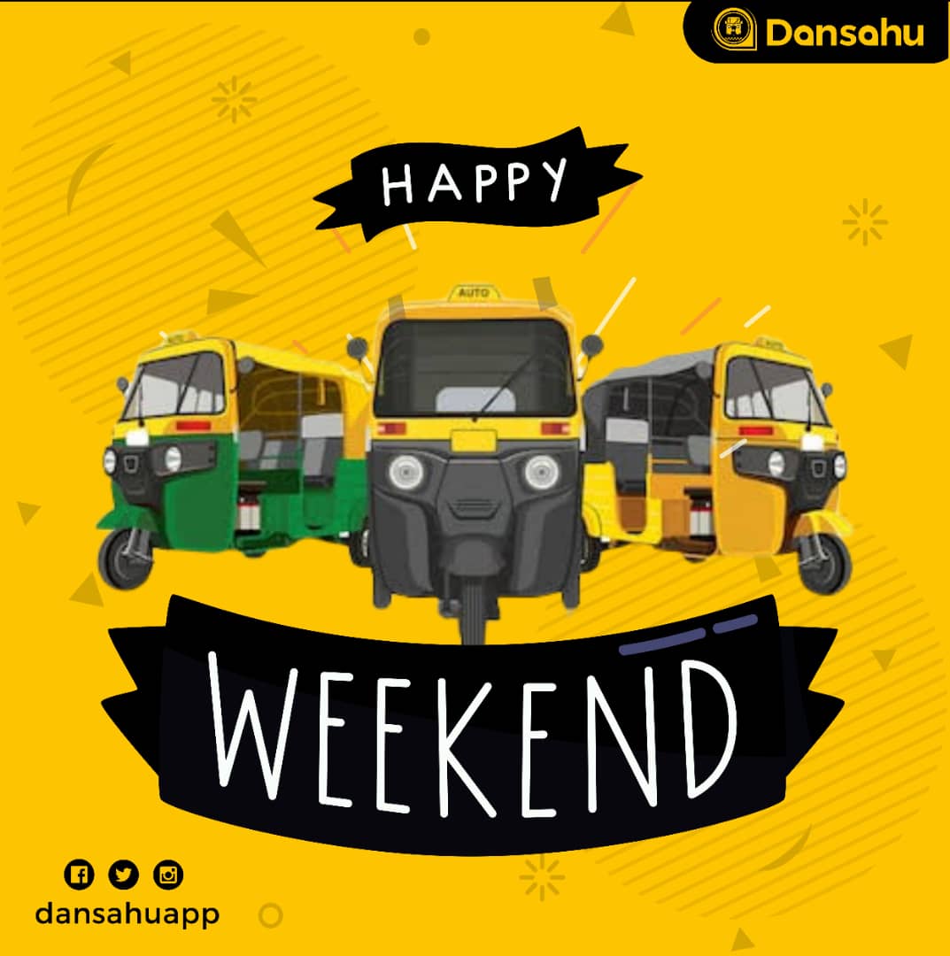 SkinnyBoi001_'s tweet photo. Happy weekend everyone! Don't forget to use #DanSahu to go anywhere within Kano city and Jos. Install the app today and enjoy! #RideDanSahu #RideWithDanSahu https://t.co/hlFYjswPr9