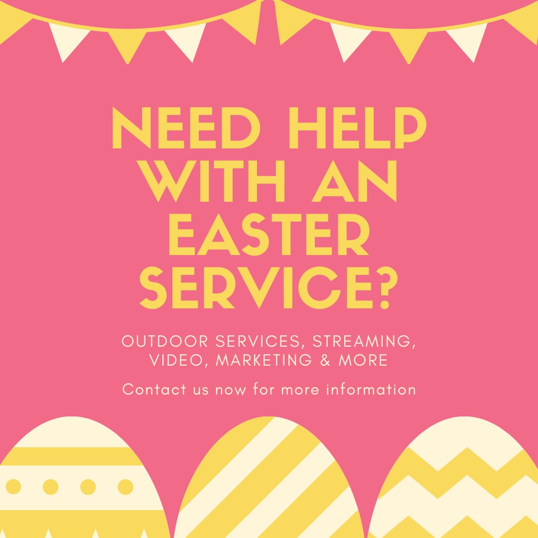 djChadAlexander's tweet photo. Happy Easter Eve! Easter isn't canceled and your service doesn't have to be either. Contact us for more info. #HappyEaster https://t.co/9ndnpKsdYP