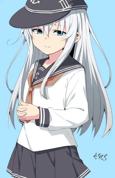 ヒビキチャ
#艦これ版真剣お絵描き60分一本勝負_20200411 