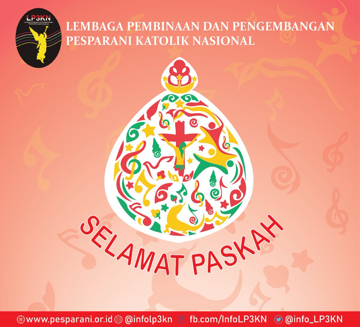 info_LP3KN's tweet photo. SELAMAT PASKAH
.
Kita doakan secara khusus pandemi Covid-19 segera berlalu.
#dirumahsaja dan tetap peduli dengan sekitar.
Tuhan memberkati kita semua
. 
#LP3KN #LP3KD #PESPARANI #PESPARANI2NTT https://t.co/QzrVq8XJY4