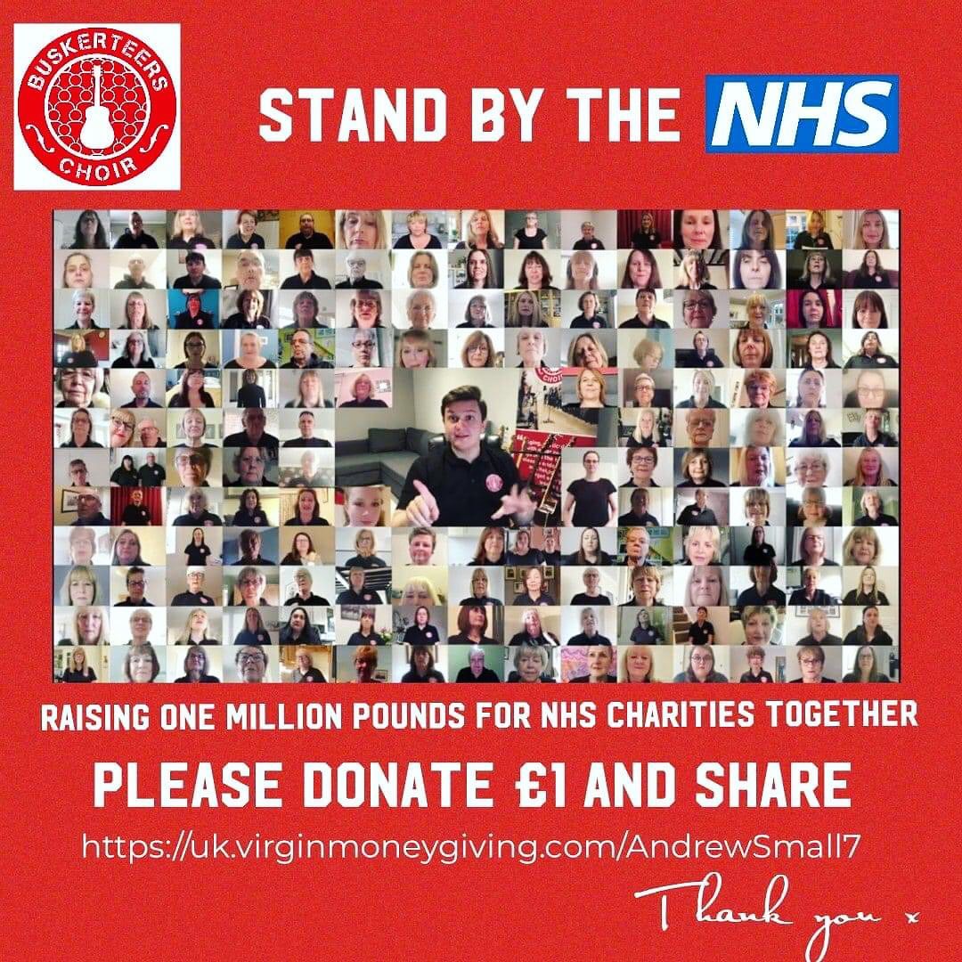 No longer able to busk for charity, we've virtually shared our beautiful vocals to raise £1million - please do take a look, donate and share away. #NHS #NHSheroes 
 🎤WATCH: youtu.be/iH6bs-L19Gw
💳 DONATE: uk.virginmoneygiving.com/fundraiser-dis…
