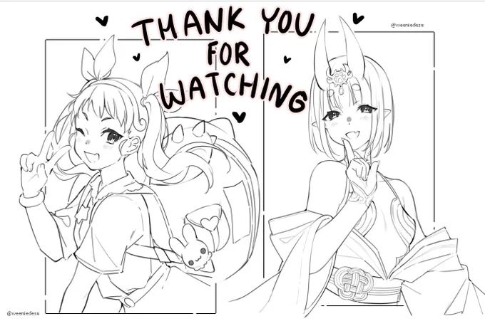ehee progress i made on stream today of these girlies~ 4 more to go LOL.. thank you to everyone who stopped by! 
