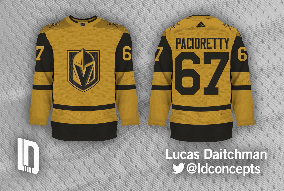 Lucas Daitchman on X: Here's a pair of jersey ideas for the 2023 # NHLAllStar tournament in South Florida. The wacky stripes play off the  event logo unveiled last month and keep things