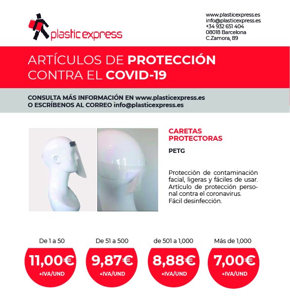 Plastic_Express's tweet image. Careta protectora anticontagio #COVIDー19 #coronavirus #proteccion #careta #mascara
