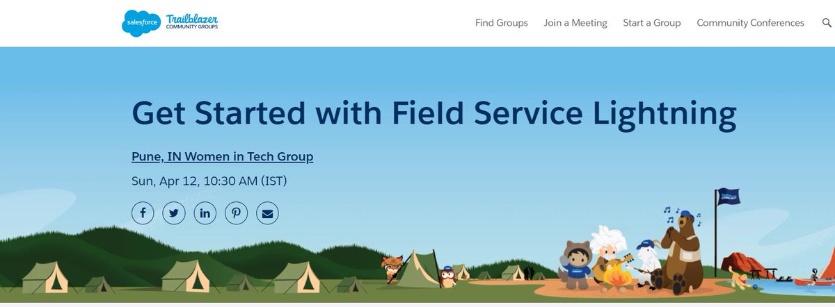 Aparna Yadav (@aparnayadav18) on Twitter photo Reminder for tomorrow's <a href="/PuneWit/">SALESFORCE PUNE WIT</a> meetup!!!
Guys, we'll be live tomorrow by 10:30 AM IST to help you get more knowledge about Field Service Knowledge.
Meeting details are in below page, please visit and register there if you've yet:
trailblazercommunitygroups.com/events/details… Reminder for tomorrow's <a href="/PuneWit/">SALESFORCE PUNE WIT</a> meetup!!!
Guys, we'll be live tomorrow by 10:30 AM IST to help you get more knowledge about Field Service Knowledge.
Meeting details are in below page, please visit and register there if you've yet:
trailblazercommunitygroups.com/events/details…