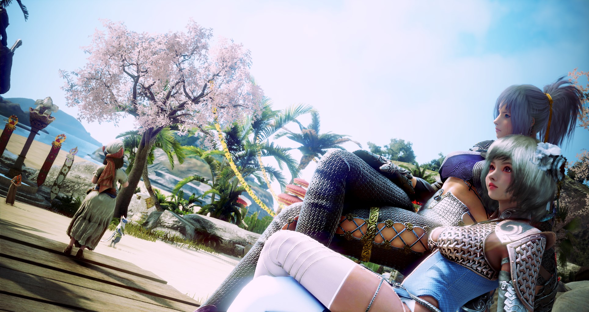 青宮にも 黒い砂漠 テルミアン撮影会番外2 背後のれんちょんが水風船で女子の服濡らしてスケスケ大作戦しようとしてるようにしか見えない D 黒い砂漠 黒い砂漠pc