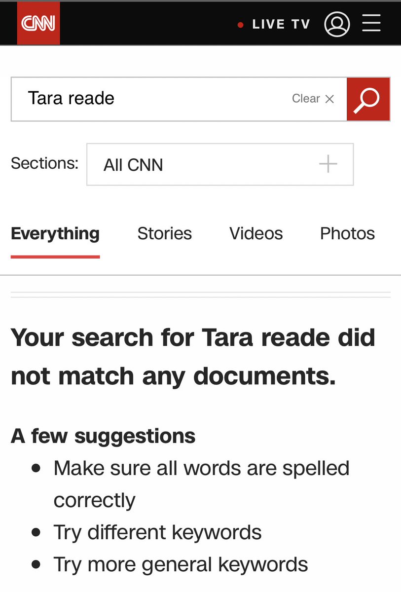 Robby Starbuck On Twitter Hey Jaketapper Brianstelter Cnn I Searched Cnn For More Info On Tara Reade Accusing Joe Biden Of Sexual Assault But I Can T Seem To Find Anything Weird That