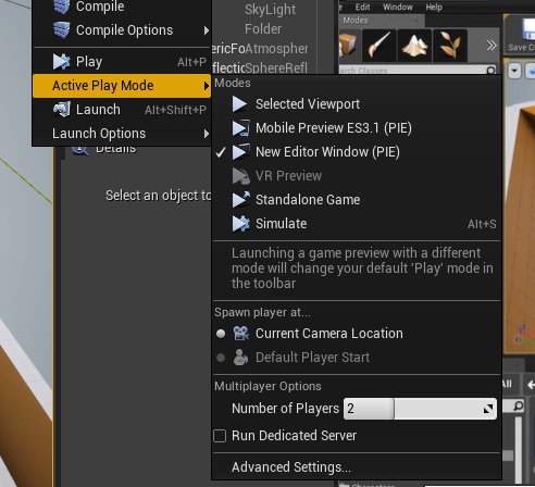 . @UnrealEngine's networking is so straightforward. Anyone coming from Unity+Photon/Normcore is in for a treat. For example, here's how you sim multiplayer in-editor - it's just a menu option! UE4's paradigm is "multiplayer is a core feature" and that makes ALL the difference