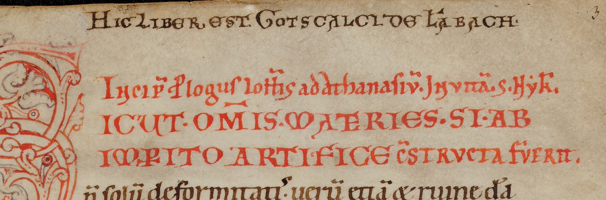 You’ve already seen how this manuscript gave Gottschalk of Lambach his name. Gottschalk’s initials, script, and musical notation have been identified in dozens of manuscripts, even some that weren’t produced in Lambach (on the Danube in Austria, west of Vienna).