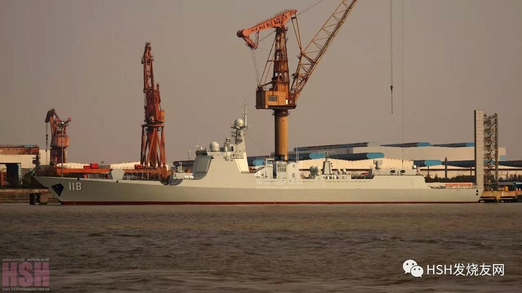 Her sister, the Rizhao (598) sailed with the formation as well. She was commissioned in 2018.The other 2 ships observed were Type 052D destroyers (Luyang III), the Xining (117) & Urumqi (118), commissioned in 2017 & 2018 respectively. These are considered China's 1st AEGIS DDG.