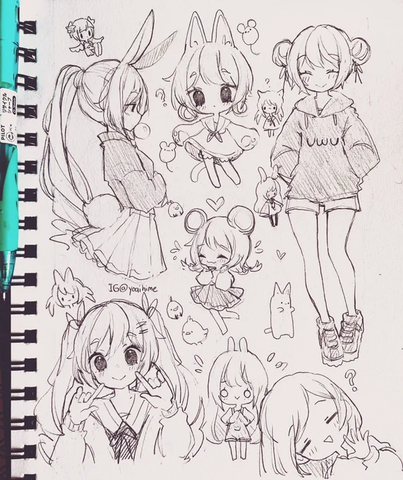 today's sketches uwu 
