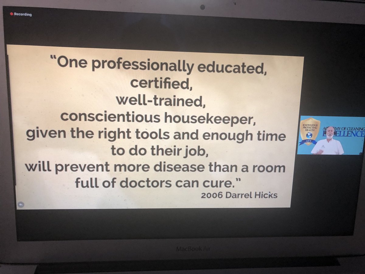 GEMSupplyCo's tweet photo. J. Darrel Hicks, David Reimann and Dave Thompson have started the Saturday remote learning class on Infection Prevention for the cleaning industry from the Academy of Cleaning Excellence.  Missed this one?  Sign up for next one here.  
https://t.co/fuEVJv9w1o
 #gemclean https://t.co/t0AaP3xw1M