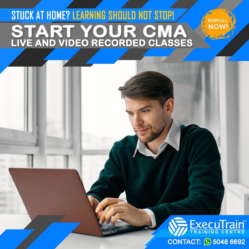 EXECUTRAINQATAR's tweet photo. Learning never stops! Join CMA online classes.
Certified Management Accountant - CMA Exam Preparation
Call or Whats App : 50486692
https://t.co/oBJqOB0cDk

#ima #cma #usa #management #accountant #costing #budgeting #finance #virtualclasses #videorecording #ExecuTrain #Doha #Qatar https://t.co/FEV70Wncxc