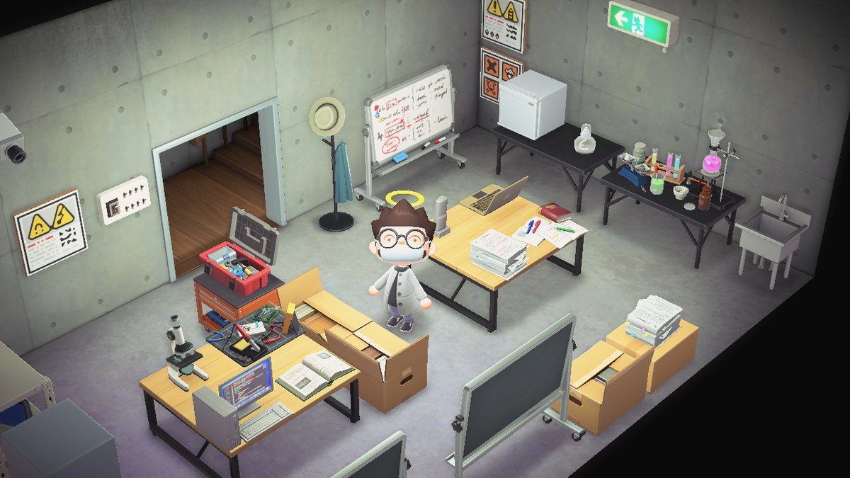 JoseMPereira7's tweet photo. A physicist and his lab! #AnimalCrossing #ACNH #NintendoSwitch #science https://t.co/W4XP98OwAJ
