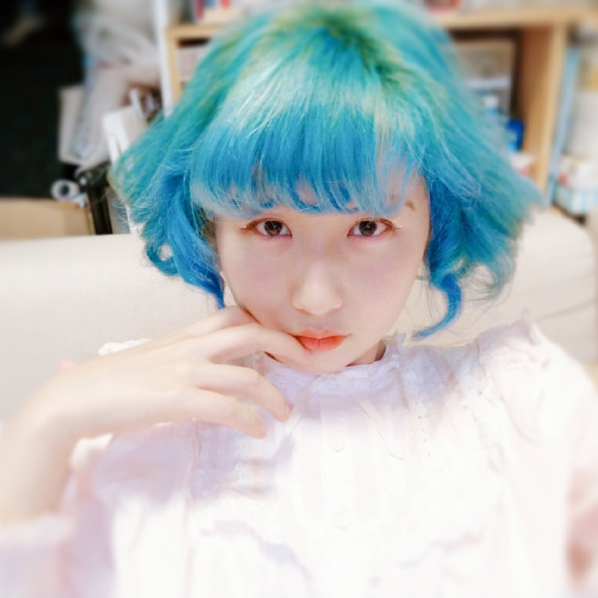 いこまりちゃん Sur Twitter 魔法の天使クリィミーマミ クリィミーマミになりたくって髪型を真似しています 髪色も紫にしたい