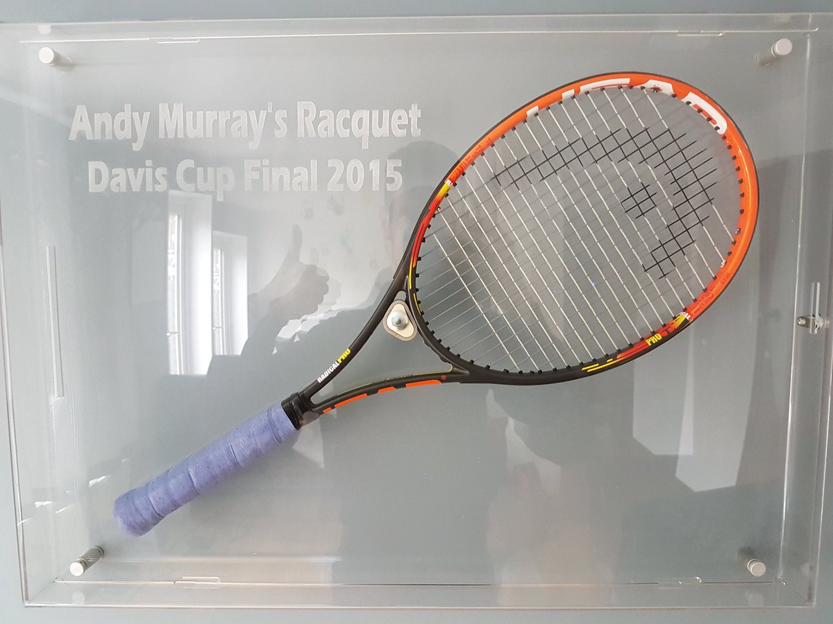 David_Isles's tweet image. @Alasta1r and I caught Andy's racquet when he threw it into the crowd after GB won the Davis Cup. I still can't believe this actually happened! Thank you so much @andy_murray, we'll try to get your signature on it one day.